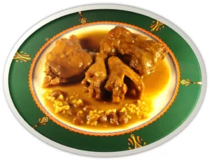 FAISÁN de LA FONDA con PASAS y ALMENDRAS