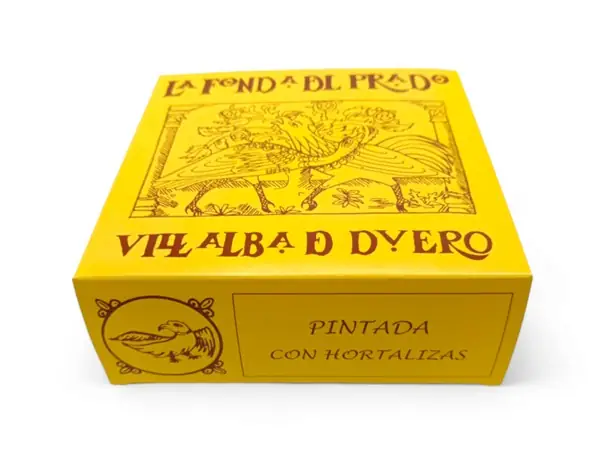 PINTADA con HORTALIZAS