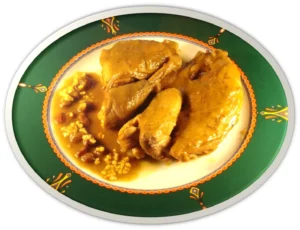 PINTADA de LA FONDA con PASAS y ALMENDRAS