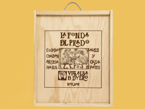 ESTUCHE de MADERA GRANDE para LOTE de PRODUCTOS