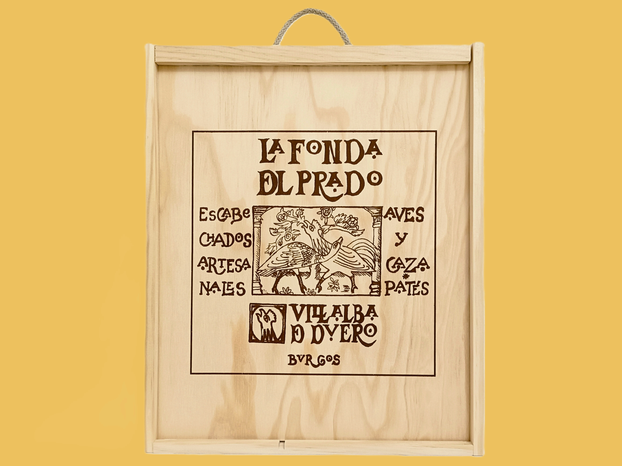 ESTUCHE de MADERA GRANDE para LOTE de PRODUCTOS